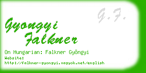 gyongyi falkner business card